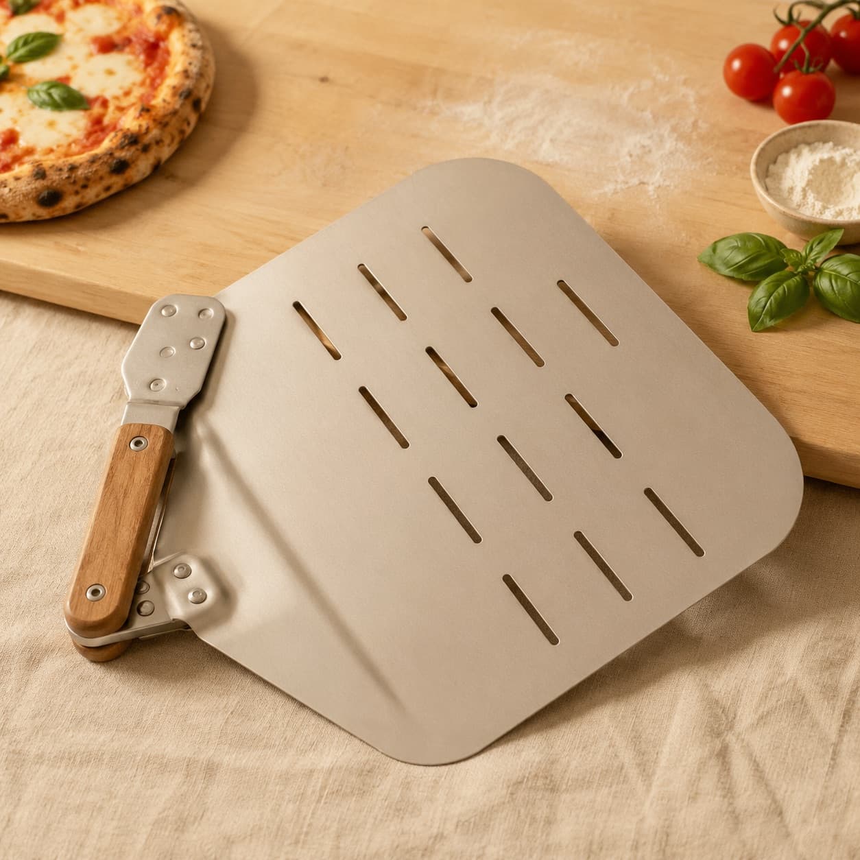 Aluminium Peel with Folding Handle
